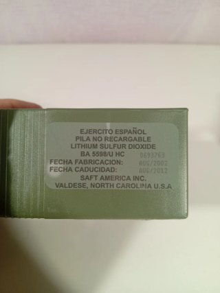 Batería Militar BA 5598/U