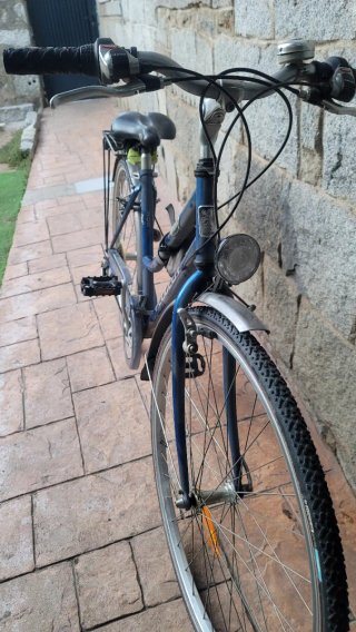 Bicicleta Paseo Peugeot Azul las l
