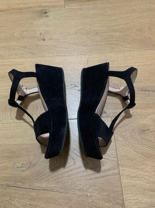 Sandalias plataforma negras G Fashion Talla 37