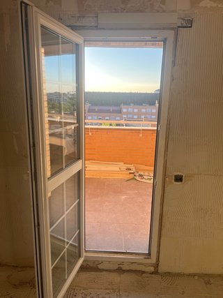 Puerta Exterior PVC Blanca