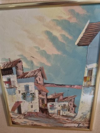4 Cuadros Decorativos Pintados
