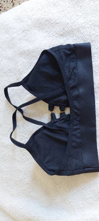 Top deportivo negro Smile S-M