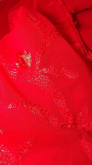 Maglione Donna M Rosso Lana Merinos Manica Lunga