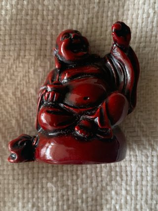 Conjunto 6 Figuras Budas Risa Rojo