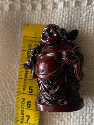 Conjunto 6 Figuras Budas Risa Rojo