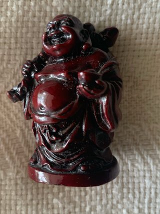 Conjunto 6 Figuras Budas Risa Rojo