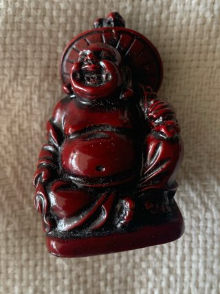 Conjunto 6 Figuras Budas Risa Rojo