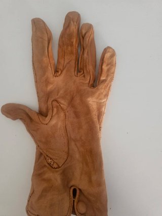 Guantes Adolfo Dominguez Piel Beige