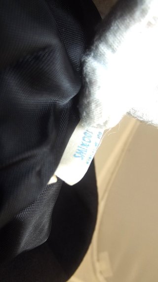 Cappotto Da Donna Nero In Lana Vergine Made Italy
