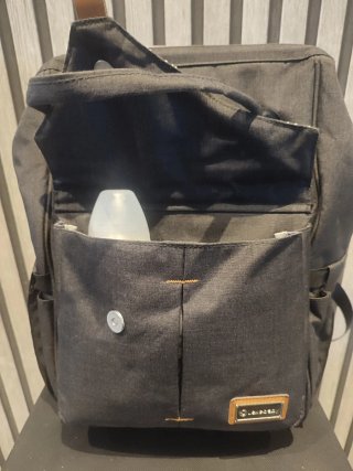Mochila de maternidad negra