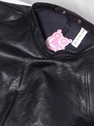 New Collection Blusa Ecopelle Donna Xl Nero Made