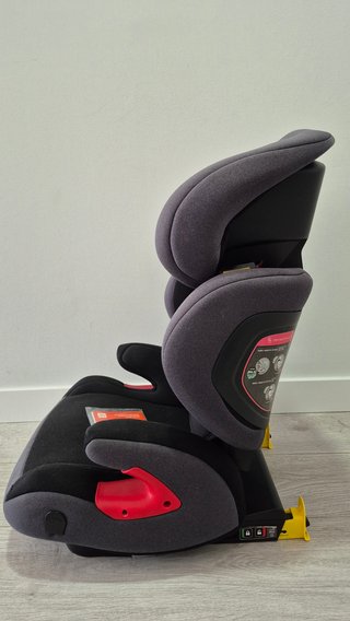 2x Alzador con respaldo, isofix o cinto, grupo 2+3