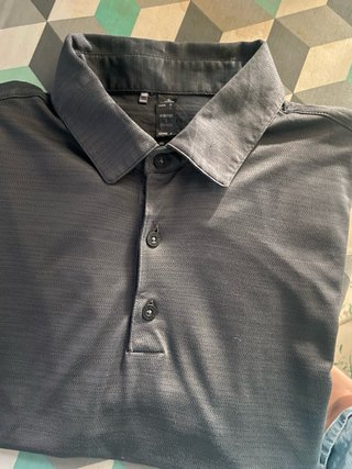 Polo Adidas Gris Hombre Talla M