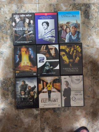Lote 9 Películas DVD (Varios Géneros)