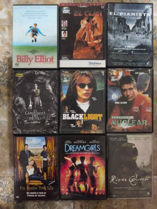 Lote 9 Películas DVD (Varios Géneros)