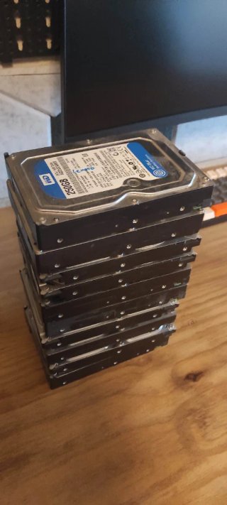 10 x Discos Duros 250GB SATA WD, Seagate, Hitachi