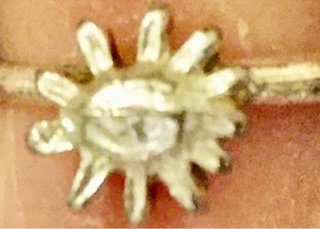 Anello con piccolo sole