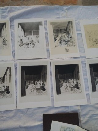 Laminas de la versión de Picasso de las meninas