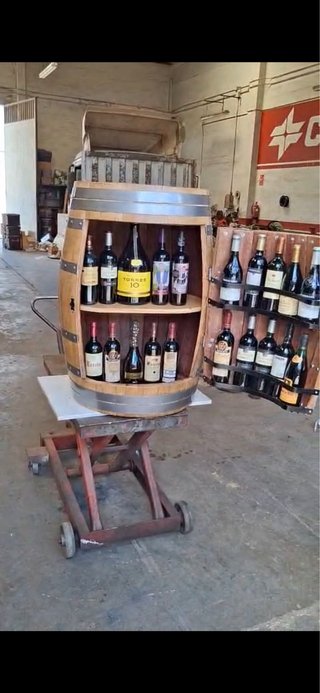 Tonel roble armario botellero