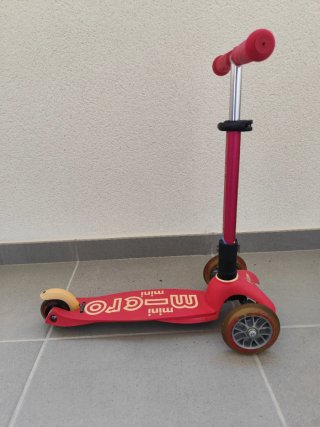 Patinete Micro Mini2Go Deluxe 2 en 1 Rojo