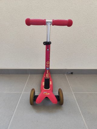 Patinete Micro Mini2Go Deluxe 2 en 1 Rojo