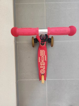 Patinete Micro Mini2Go Deluxe 2 en 1 Rojo