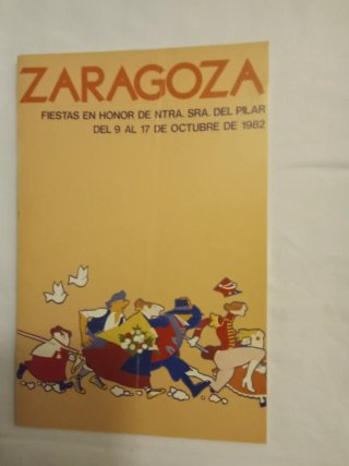 Programas Fiestas del Pilar Zaragoza 1980,81,82,83