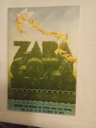 Programas Fiestas del Pilar Zaragoza 1980,81,82,83