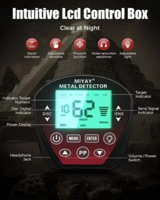 Detector de Metales MIYAY LCD