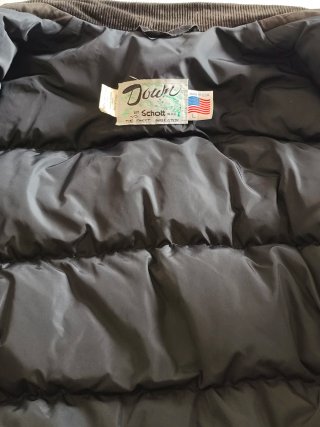 Cazadora Schott NYC Plumas Vintage USA