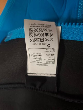 Neopreno infantil Nabaiji azul y verde