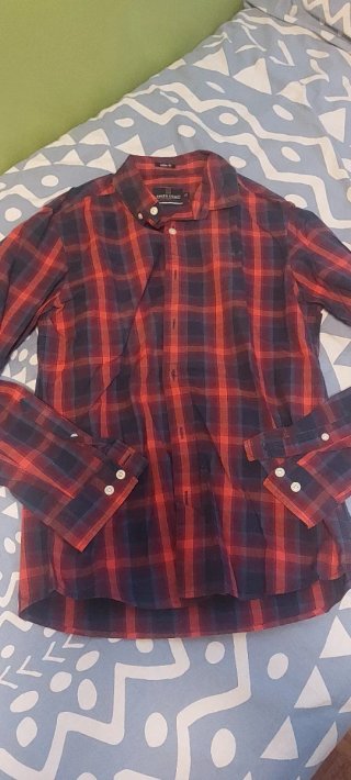 Camisa de cuadros GREEN COAST talla 2S