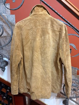 Giacca in  vera pelle scamosciata vintage morbida