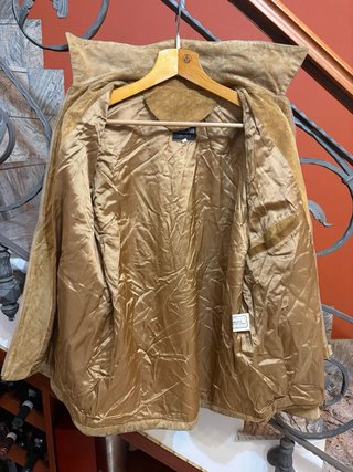 Giacca in  vera pelle scamosciata vintage morbida