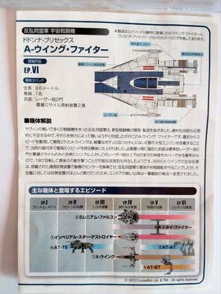 Star Wars A-Wing F-Toys Secret