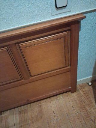 Cabecero de madera cama 90