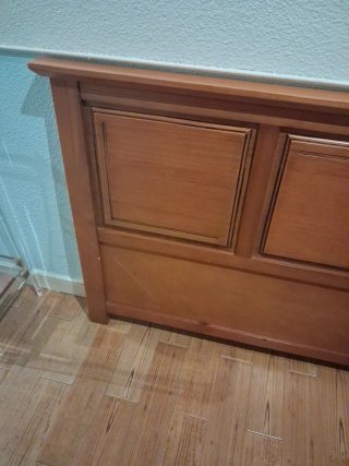Cabecero de madera cama 90