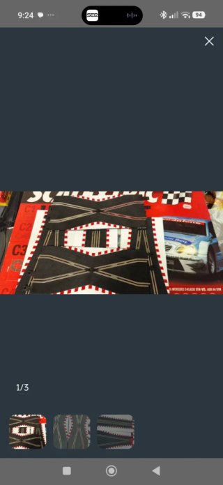 Scalextric Chicane + 2 Cambios Pista