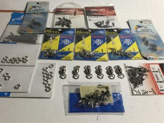 Lote de giratorios de pesca