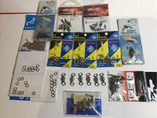 Lote de giratorios de pesca