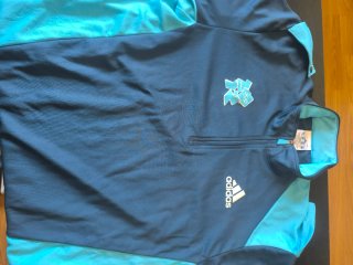 Camiseta Adidas Londres 2012 Azul/Turquesa