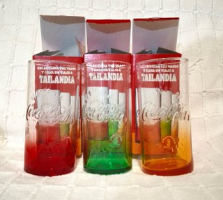 Vasos Coca-Cola Tailandia Colección
