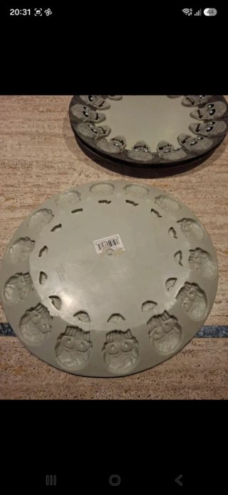 3 Platos Decorativos Halloween Calaveras