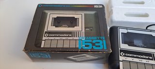 Commodore datassette 1531 con scatola e polistirol