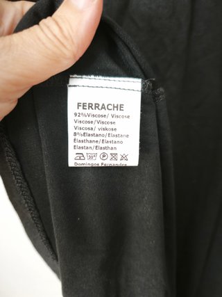 Ferrache Top Fluido Negro