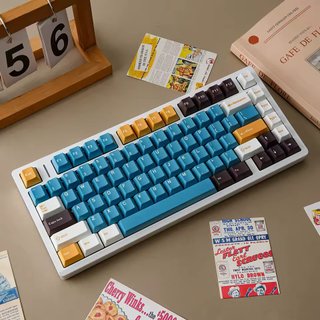Keycaps Cherry ISO Español Azul/Amarillo
