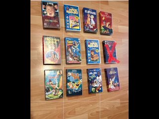 Lote 10 Películas VHS Disney Clásicos