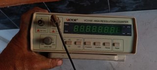 Medidor Frecuencia Víctor VC3165 + Sonda 100MHz OK