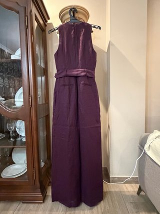 Mono Mango Lino Morado Talla S