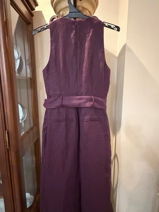Mono Mango Lino Morado Talla S